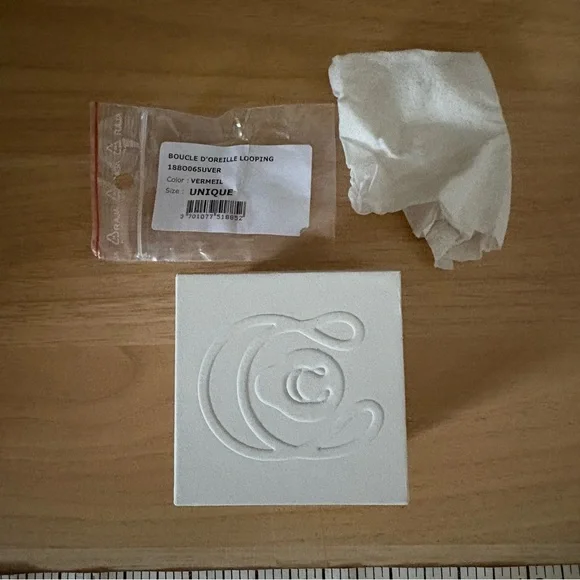 CHARLOTTE CHESNAIS Single Gold Vermeil Boucle D'oreille Looping Earring - Picture 10 of 15